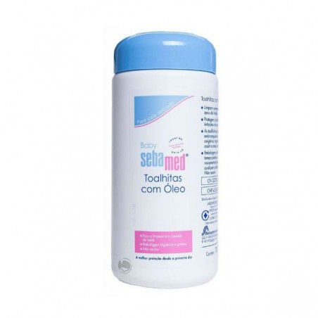 Comprar SEBAMED TOALHETES DE ÓLEO PARA BEBÉS 70 UNID