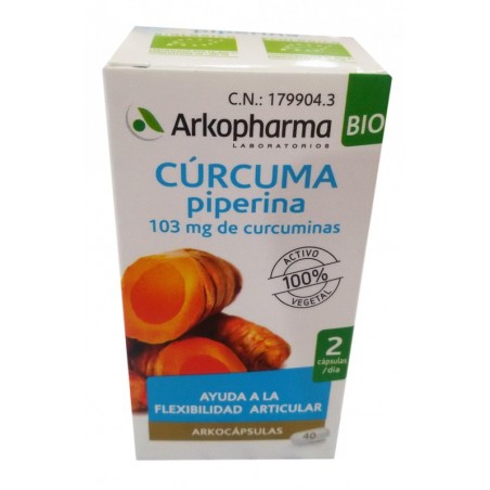 Comprar ARKOCAPS CÚRCUMA PIPERINA 45 CAPS