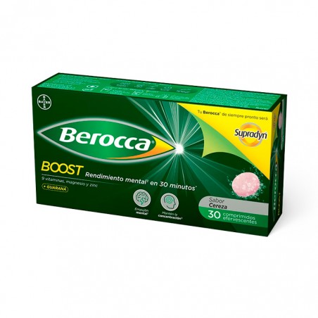 Comprar BEROCCA BOOST COMP EFERVESC 30 COMP