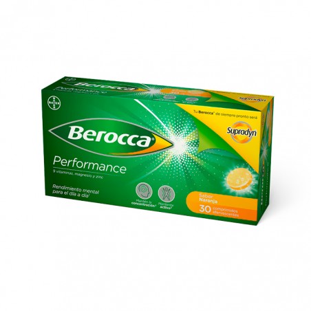 Comprar BEROCCA NARANJA 30 COMP EF