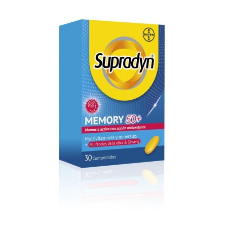 Comprar SUPRADYN MEMORIA 50+ 30 COMPRIMIDOS