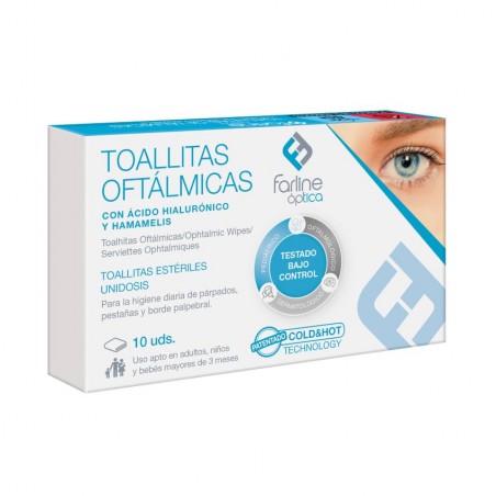 Comprar farline toallita oftalmica 10 und