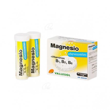 Comprar VALLESOL MAGNÉSIO +VITAMINAS B1, B2, B6