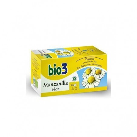 Comprar BIO3 CAMOMILA ORGÂNICA 25 SACHÊS