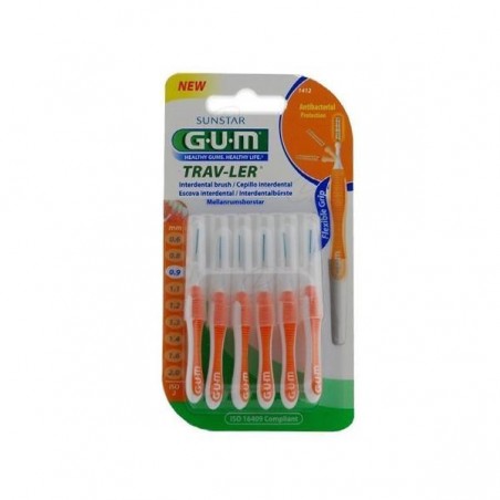 Comprar CURSO DA ESCOVA INTERDENTAL ULTRA-FINA 0,9 MM CILÍNDRICA 6 PCS