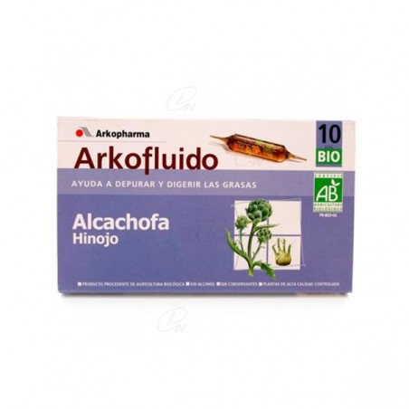 Comprar ARKOFLUID ALCACHOFA - BEBÍVEIS DE AMPOLA DE FUNCHO