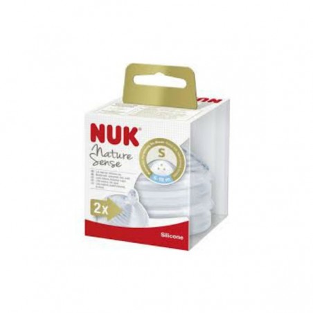 Comprar TEAT NUK SENSO DE NATUREZA DE SILICONE 2S 6-18 MESES