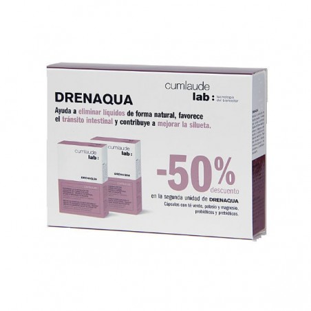 Comprar CUMLAUDE DRENAQUA DUPLO 30+30 CAPS